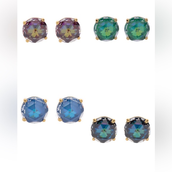 kate spade Jewelry - New collection of 4 pairs of KATE SPADE boxed stud earrings 😍